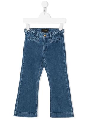 Mini Rodini mid-rise straight jeans - Blue