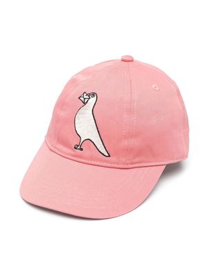 Mini Rodini patch-detail baseball cap - Pink