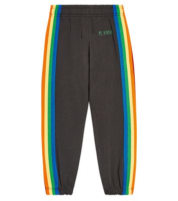 Mini Rodini Rainbow stripe jersey sweatpants