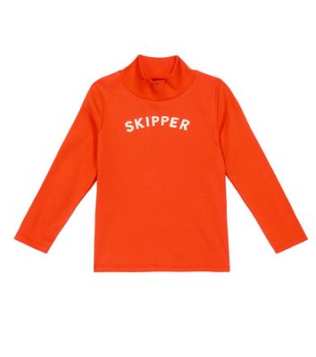 Mini Rodini Skipper cotton-blend long-sleeve T-shirt