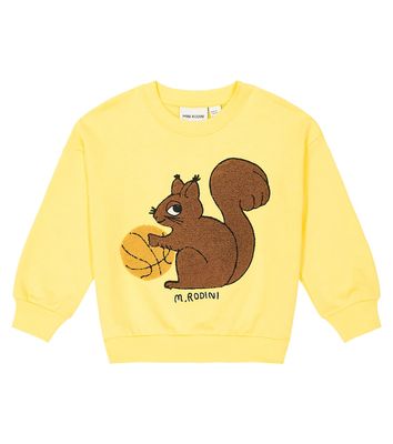 Mini Rodini Squirrel cotton jersey sweatshirt