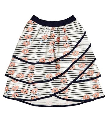 Mini Rodini Striped cotton skirt