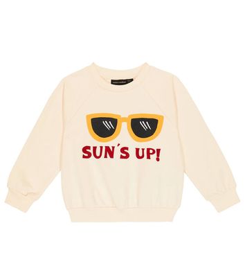 Mini Rodini Sun's Up cotton jersey sweatshirt