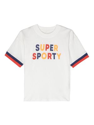 Mini Rodini Super Sporty organic cotton T-shirt - White