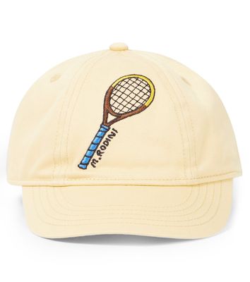 Mini Rodini Tennis cotton baseball cap
