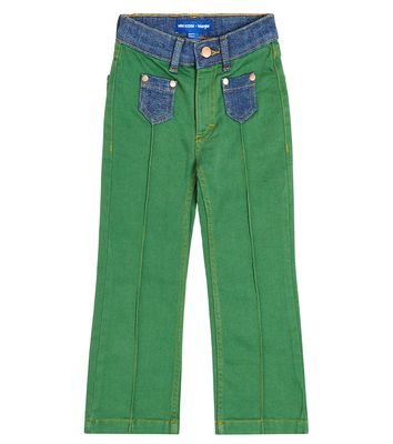 Mini Rodini x Wrangler paneled straight jeans