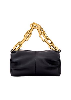 Mini Valentina Leather Chain Shoulder Bag