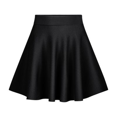 Mini Wool-Blend Skater Skirt