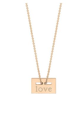 Minis On Chain 18K Rose Gold Chain Necklace