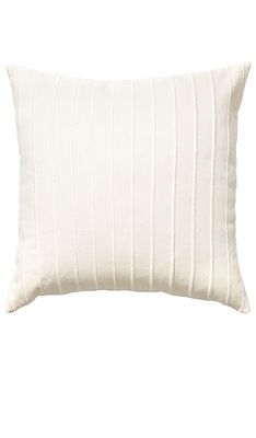 MINNA Recycled Stripe Pillow in Cream.