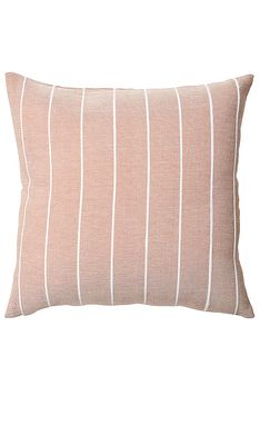 MINNA Recycled Stripe Pillow in Pink.