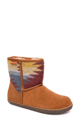Minnetonka Tali Faux Fur Lined Boot in Brown Multi