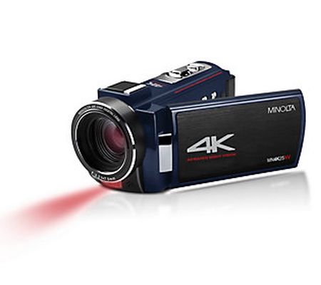 Minolta MN4K25NV 4K Ultra HD/30 MP Night Vision Camcorder