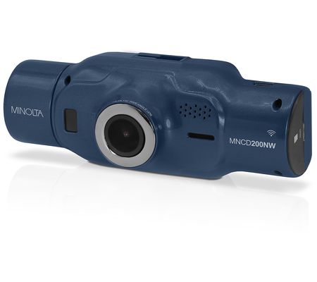 Minolta MNCD200NW 2-Channel 1080P Dash Cam w/ 2 .0" LCD & Wi-F