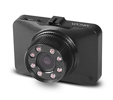 Minolta MNCD260 1080p Infrared NV Dash Cam w/ 2 .2" LCD Screen