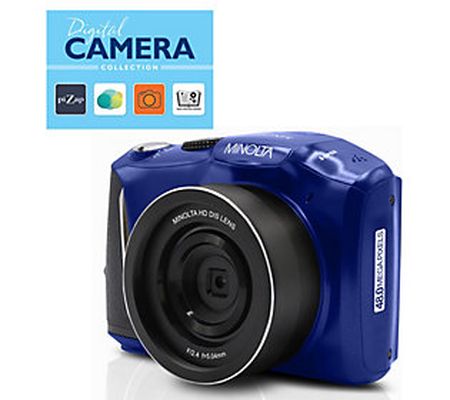 Minolta MND50 Camera w/ 32GB SD Card and Voucher
