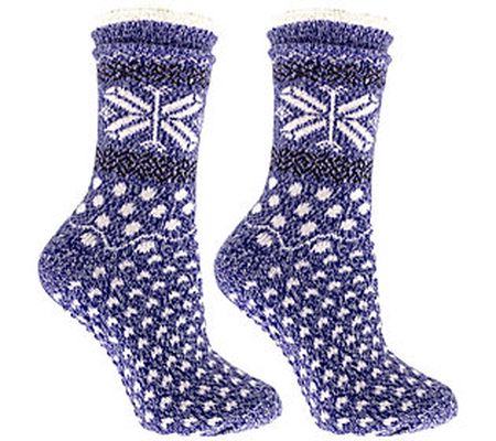 MinxNY Women's Double Layer Infused Socks - Vai l