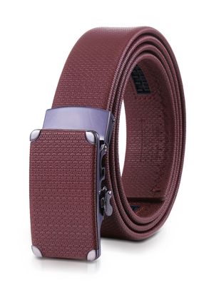 Mio Marino Men's Resplendent Premium Ratchet Belt in Ash Brown Adjustable from 48" to 64"