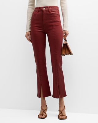 Mira High Rise Crop Flare Jeans