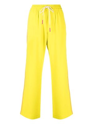 Mira Mikati elasticated-drawstring pyjama trousers - Yellow