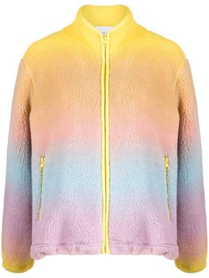 Mira Mikati gradient-effect fleece jacket - Multicolour