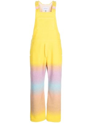Mira Mikati gradient-effect fleece jumpsuit - Yellow
