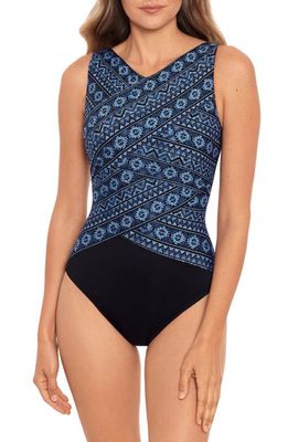 Miraclesuit Paillette Brio One-Piece Swimsuit in Multi