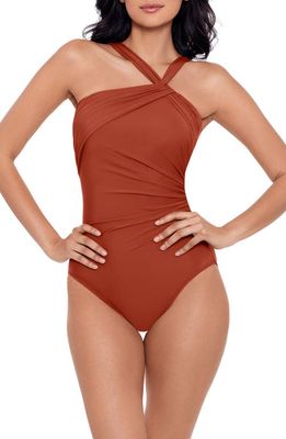 Miraclesuit® Rock Solid Europa One-Piece Swimsuit in Spice