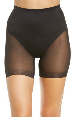 Miraclesuit® Sexy Sheer Rear Lift Shaping Bike Shorts in Black