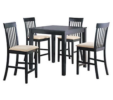 Miranda 5 Piece Counter Height Table Set by Acm e Furniture