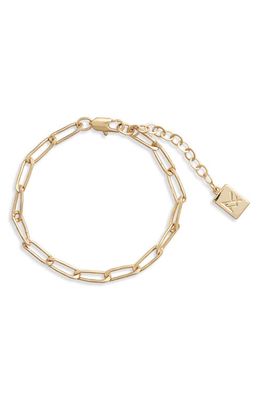 MIRANDA FRYE Frankie Twisted Chain Bracelet in Gold