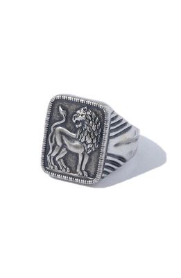 MIRANDA FRYE Men's Judah Ring in Silver 