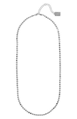 MIRANDA FRYE Paisley Chain Necklace in Silver