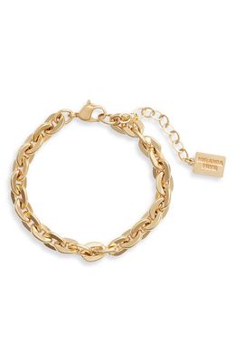 MIRANDA FRYE Somewhere Lately Chain Bracelet in Gold
