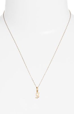 MIRANDA FRYE Sophie Customized Initial Pendant Necklace in Gold - G
