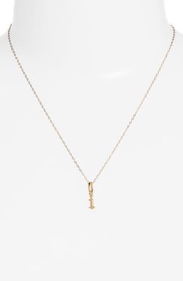 MIRANDA FRYE Sophie Customized Initial Pendant Necklace in Gold - I
