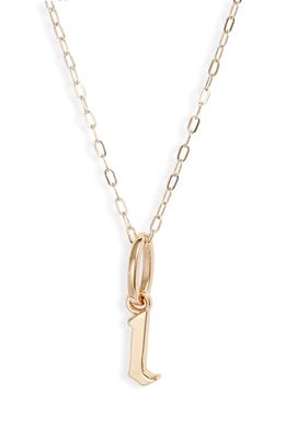 MIRANDA FRYE Sophie Customized Initial Pendant Necklace in Gold - L