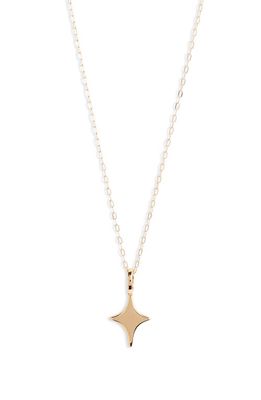 MIRANDA FRYE Sophie Starburst Pendant Necklace in Gold