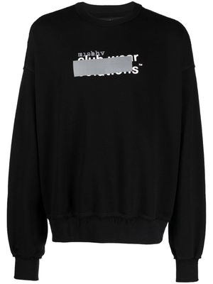 MISBHV Access Denied crew-neck sweatshirt - Black
