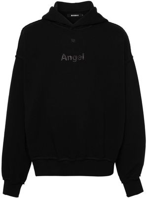 MISBHV Angel glitter-detail hoodie - Black