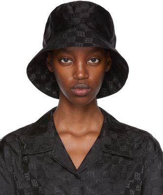 MISBHV Black Nylon Bucket Hat