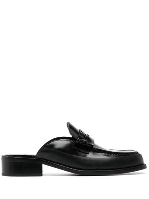 MISBHV Brutalist slip-on leather loafers - Black
