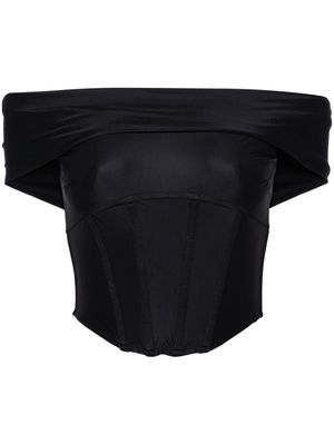 MISBHV Elena corset blouse - Black