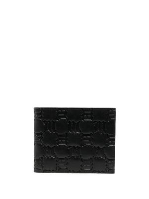 MISBHV embossed monogram bi-fold wallet - Black
