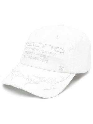 MISBHV embroidered baseball cap - White