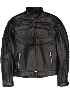 MISBHV Fast leather jacket - Black