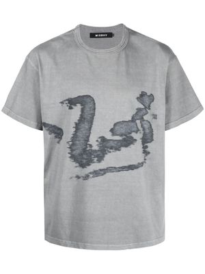 MISBHV Gaspar graphic-print T-shirt - Grey