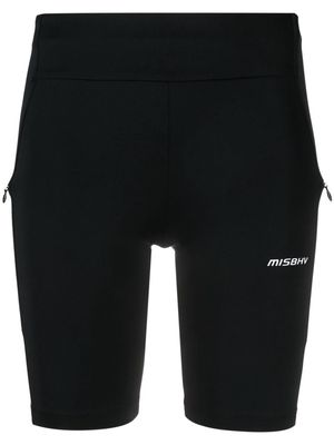 MISBHV graphic-print cycling shorts - Black