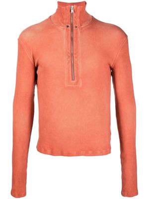 MISBHV high-neck zipped jumper - Orange