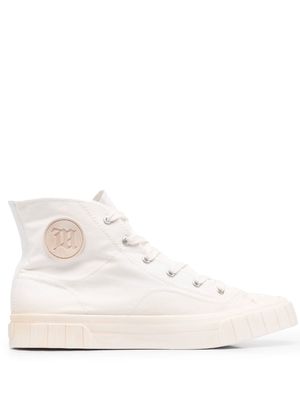 MISBHV high-top logo-patch sneakers - White